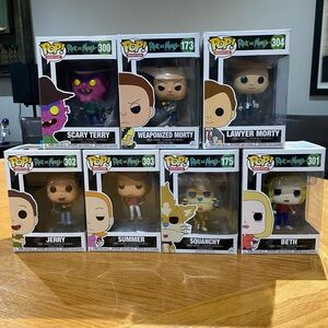 Ricky and Morty Funko Pops